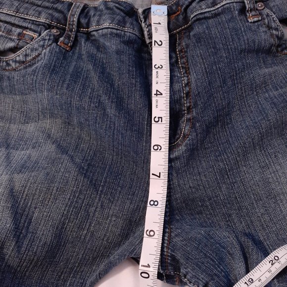 Common Genes Medium Wash Denim Bootcut Flare Women's Jeans  Back 2 School SZ 14 - Picture 8 of 9